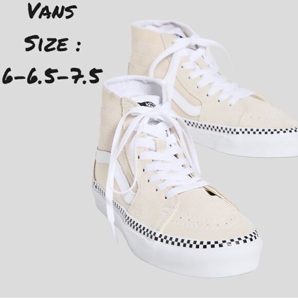NEW VANS High top canvas sneakers - Picture 1 of 12